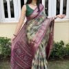 Premium Dola silk saree heavy pure base jequrd boder Saree