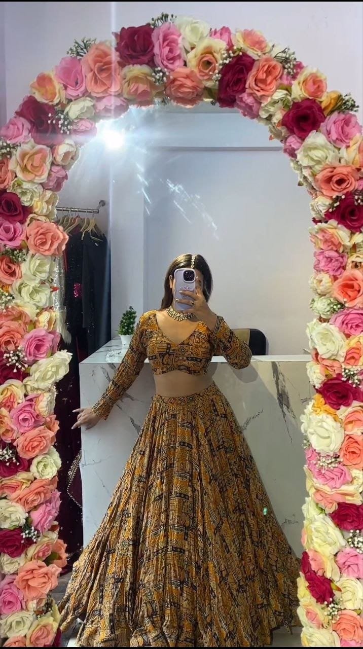 WhatsApp Image 2024-12-21 at 11.02.19 AM (1) Lehenga Choli- : Premium Chinon Silk with beautiful floral print, heavy cancan Lehenga
