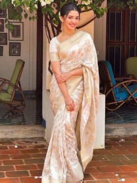 Saree-Organic Banarasi Saree And Lichi Silk Fabrics