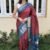 Saree-Dola Chex Jari Material Fabrics Saree
