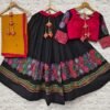 Lehenga Choli- Pure khadi cotton vintage patch work Lehenga choli
