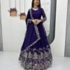 Lehenga Choli- Fox Georgette Fabrics Heavy Embroidery Sequence Work Lehenga