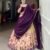 Lehenga Choli- Green Silk Fabrics And Printed with Lace Lehenga With Vichitra Silk Fabrics Dupatta
