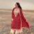 Kurti Sarara and Dupatta-: Fox Georgette Fabrics And Embroidery Cording Sequence with Print Work Kurti With Embroidery Cording Sequence with Print Work Dupatta