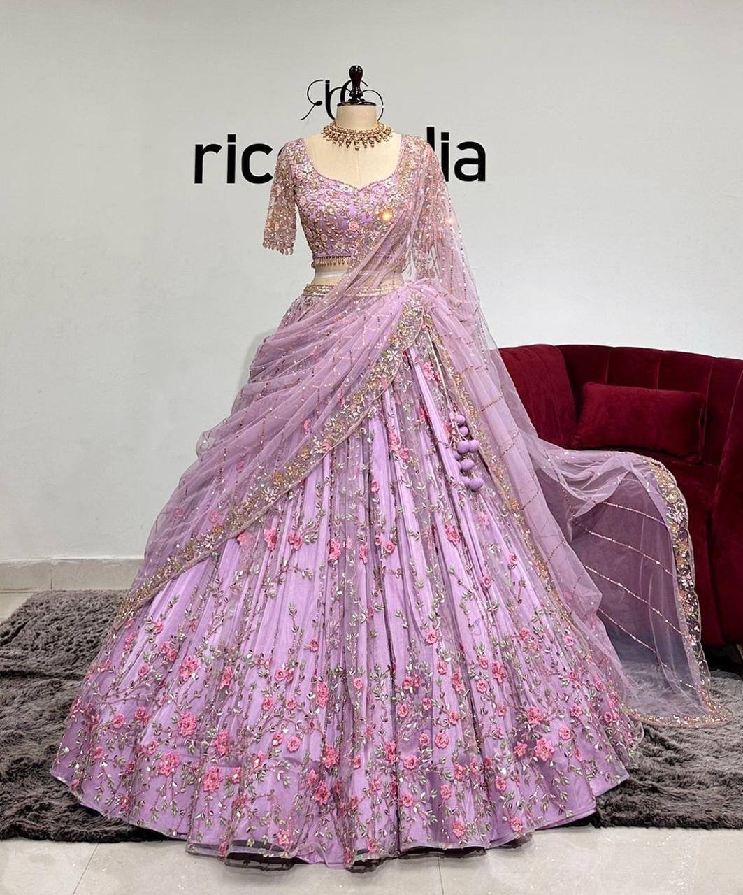 WhatsApp Image 2024-12-26 at 11.38.11 AM Lehenga Choli- Soft Butterfly Net Fabrics And Embroidery Sequins Work with Cancan and Canvas Patta Lehenga