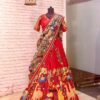 Lehenga Choli- French Crape Silk Fabrics with Digital Print Lehenga