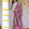 Kurti Pant With Dupatta-Pure Rayon Kurti With Rayon Blend Dupatta