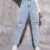 JEANS-Boyfriends Fit Denim Bottom Jeans