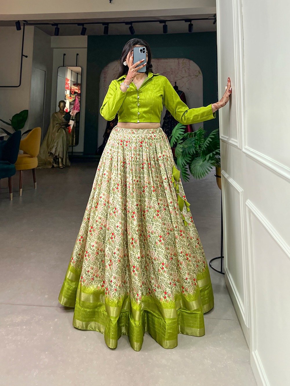 🌷Co-ord Set Lehenga🌷 the Dola Silk lehenga choli-1 🌷Co-ord Set Lehenga🌷 the Dola Silk lehenga choli