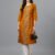 Straight Kurti- Cotton Magic Slub Fabrics With Embroidery Work Straight Kurti