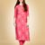 Kurti Pant Set - Heavy Rayon Fabrics And Embroidery Work Kurti Pant Set