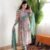 Kurti- Green Floral Alia Cut Suit Set