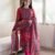 Kurti- Kurti Print And Work With Embroidery Work Lace Dupatta
