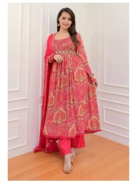 Kurti- Anarkali Kurti, Pant and Dupatta