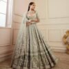 Lehenga Choli- Georget lehnga with heavy sequence, dori & zari work Lehenga With Net Fabrics with heavy sequnece , dori & zari work + tassels border attach Dupatta