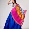 Lehenga Choli- Korean silk Lehenga With Georgette + digital print silk Duppata
