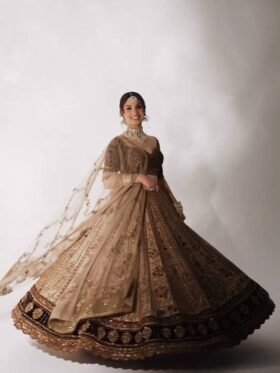 Lehenga Choli- Heavy Kasturi silk lehenga with Dori , sequins & thread work along with velvet border Lehenga With Net And sequins , Dori & thread work with glass tassels border work Dupatta