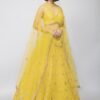 Lehenga Choli- Double Layer Net Lehnga With Sequence Work Lehenga With Net Fabrics Sequence Work Dupatta