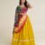 Lehenga Choli- Satin Silk Fabrics Lehenga With Digital Print Slub Silk Fabrics Dupatta