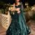 Lehenga Choli- Georgette lehenga with heavy sequins work And Organza Duppata with sequins work + velvet border work