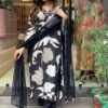 Kurti Pant And Dupatta Set-Cotton Muslin Fabrics And Emroidery Work With Nazneen Dupatta