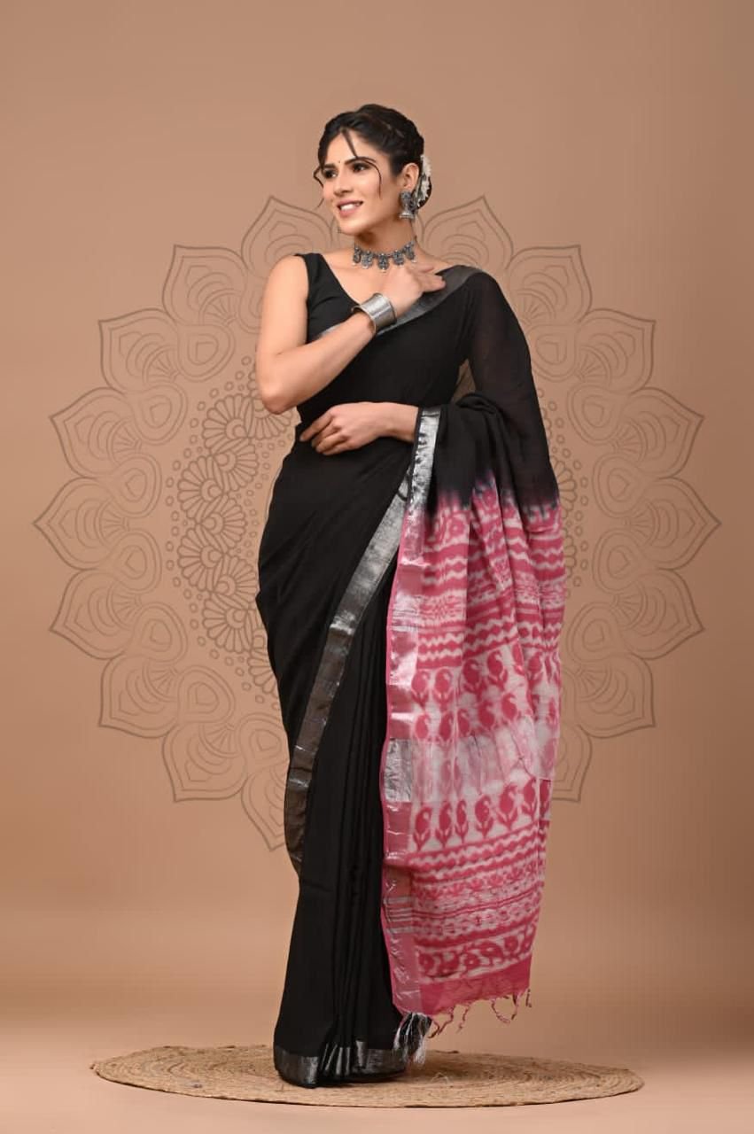 WhatsApp Image 2025-01-09 at 2.36.05 PM (1) SAREE- Soft Linen Cotton Digital Print Saree
