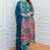 Kurti Pant And Dupatta- Beautiful printed Maslin kurta set with beautiful Daman and.sleeves with full Sequence Work in kurta