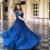 GOWN- SOFT HEAVY CHINON FABRICS AND EMBROIDERY WORK AND RAFFLE FRILL GOWN