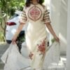 Kurti Plazzo And Dupatta- Heavy Faux Georgette fabric with Embroidered Work
