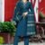 Kurti Pant And Dupatta- Heavy Roman silk (cotton) fabric with Multi Needle and Codding Emb Work Kurti with silk inner(Fully stitched)