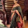 SAREE- BANARASI SOFT SILK FABRICS AND GOLD ZARI WEAVING SAREE