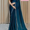 SAREE- SOFT FANCY VICHITRA SILK FABRICS WITH BEAUTIFUL DIAMOND WORK SAREE