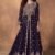 Gown- Faux Georgette Fabrics And Embroidery Work Gown