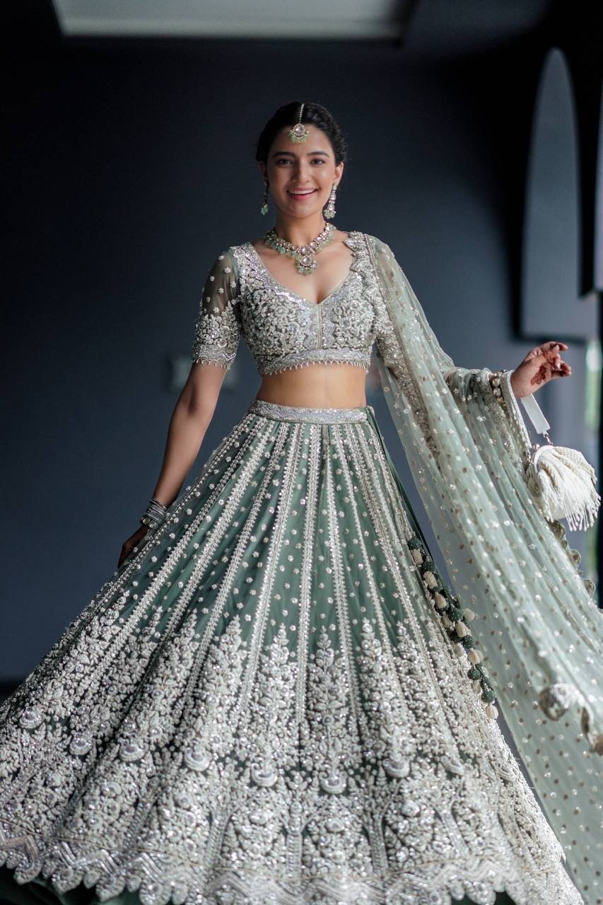 WhatsApp Image 2025-01-16 at 5.52.40 PM Lehenga Choli- Net lehnga with Dori & sequence work Lehenga Choli