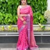 SAREE- PURE GEORGETTE MOSS With unique print Saree