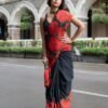 Saree-Soft Georgette Fabrics And Digital Prints Saree