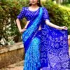 Saree- Silk Heavy Bandhej And Hand Bandhej Saree
