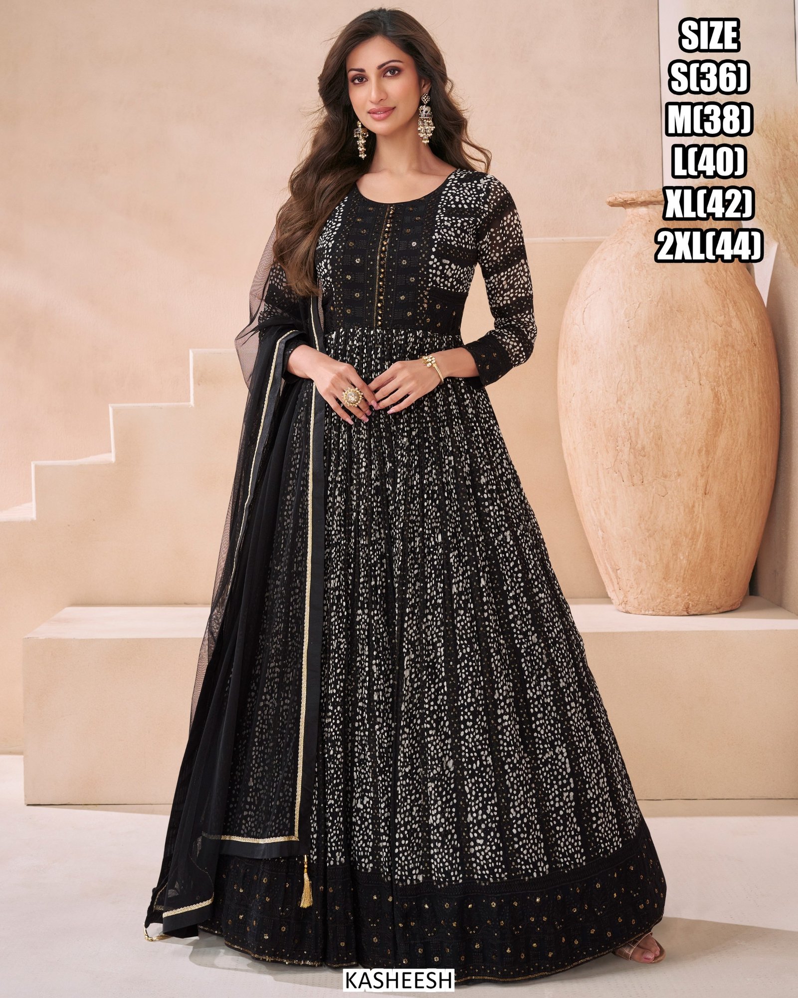 WhatsApp Image 2025-01-20 at 3.51.09 PM Gown –Real Georgette Net Embroiderey with dupatta set.
