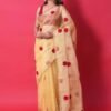 Saree- Organza Fabrics seree with Heavy Embroidery Work & Hendwork moti Arako saree