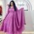 Anarkali –Chinon Fabrics Kurti And Dupatta With Beautiful Embroidery Work.